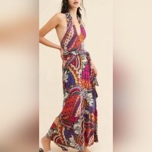 Anthropologie Maeve Cynthia Halter Maxi Dress